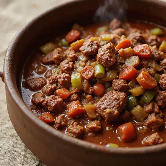 spicy hearty no beans