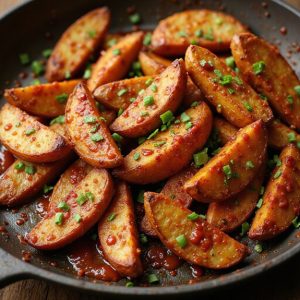 spicy potato chili dish