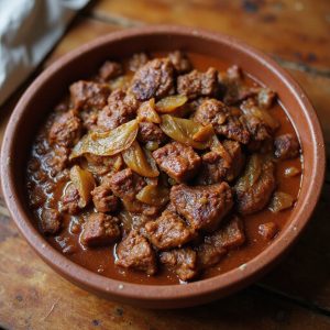 spicy red chili dish