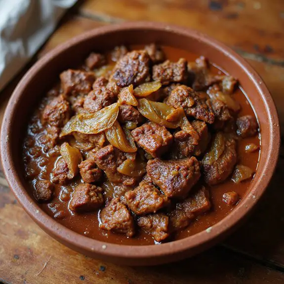 spicy red chili dish