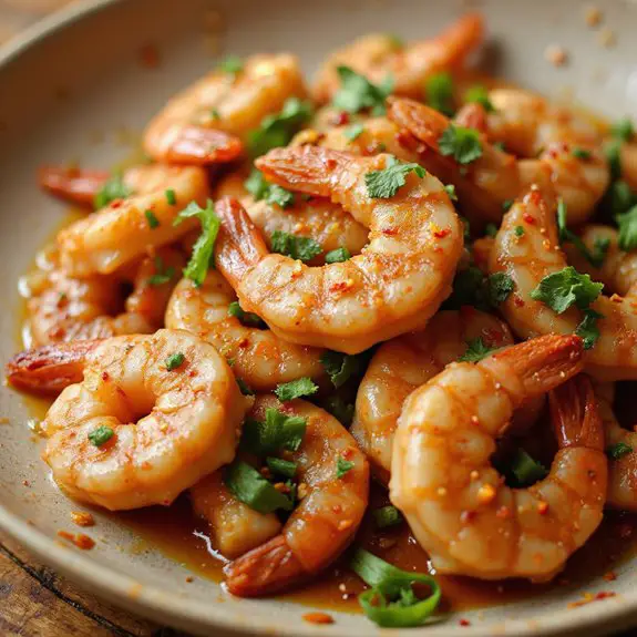 spicy shrimp with chili