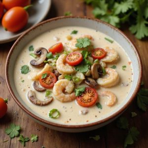 spicy thai seafood broth