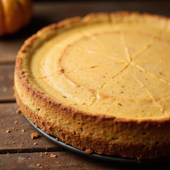 vegan dessert with pumpkin