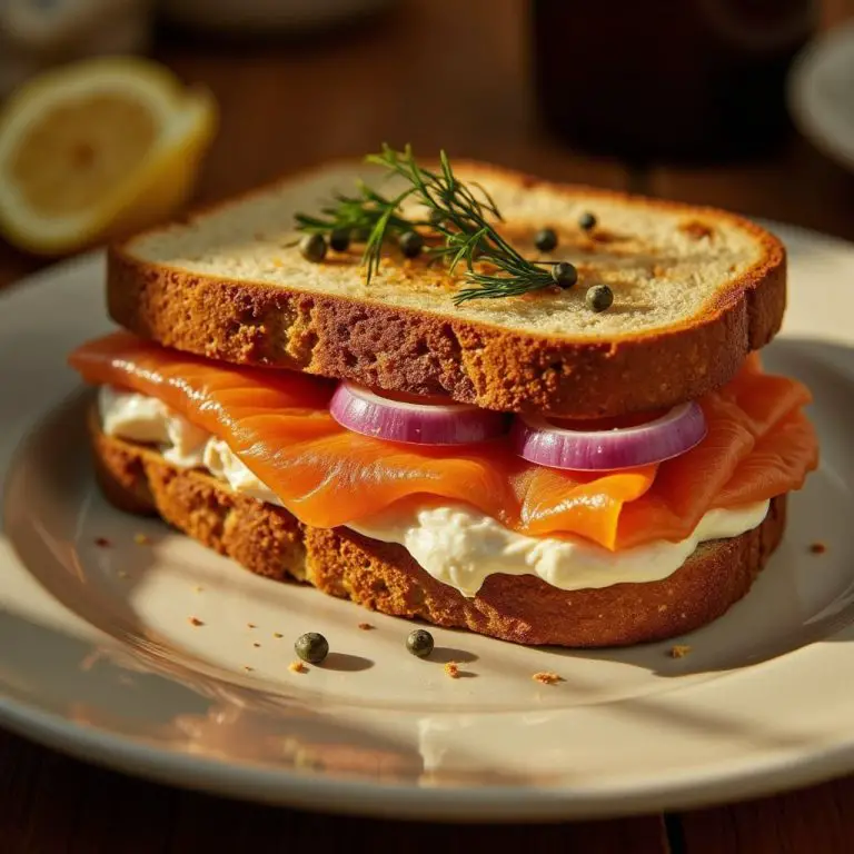 Smoked Salmon Sandwich