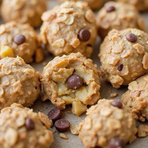 apple peanut butter bites