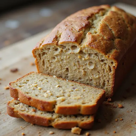 applesauce infused banana bread