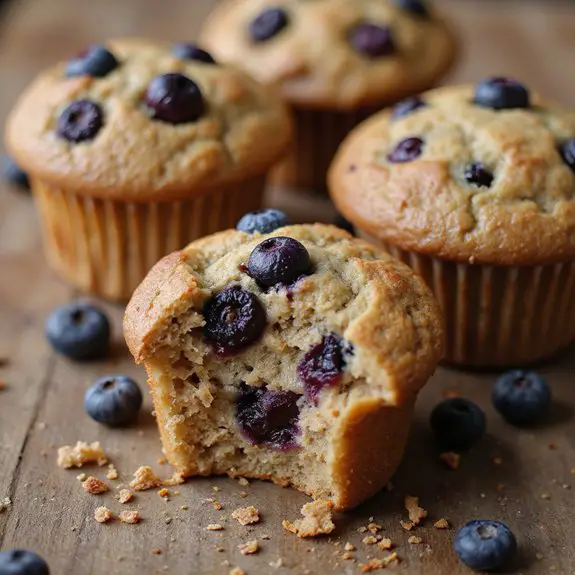 blueberry applesauce muffin recipe