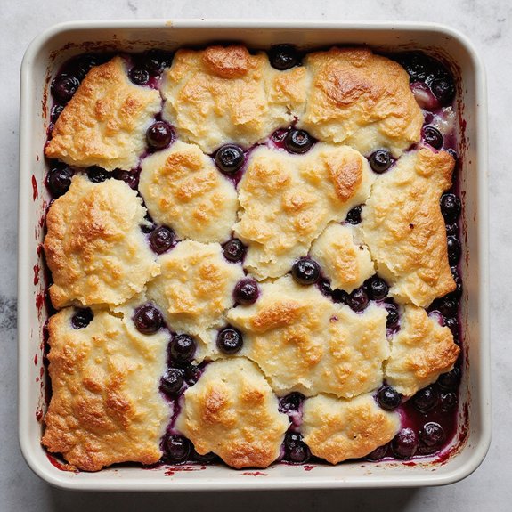 blueberry cobbler dessert recipe