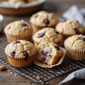 cherry filled muffin delight