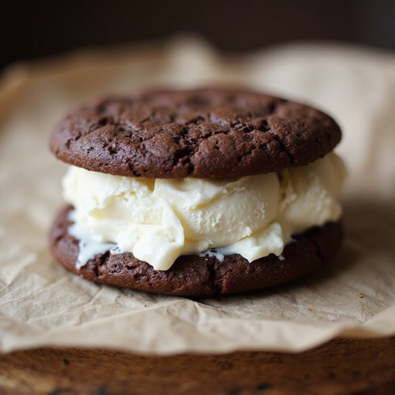 chilled dessert with layers
