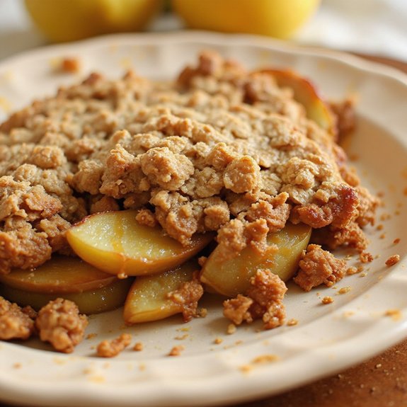classic baked apple dessert