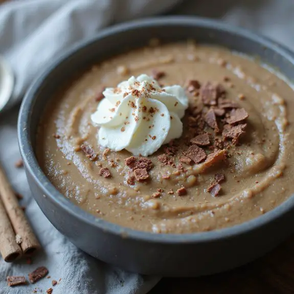 coffee infused chia dessert