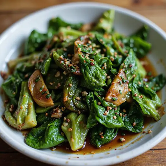 cooking with pok choi