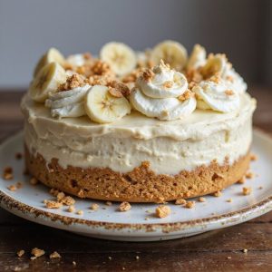 creamy banana pudding dessert