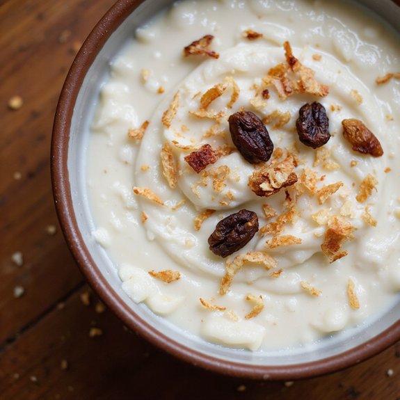 creamy coconut rice pudding