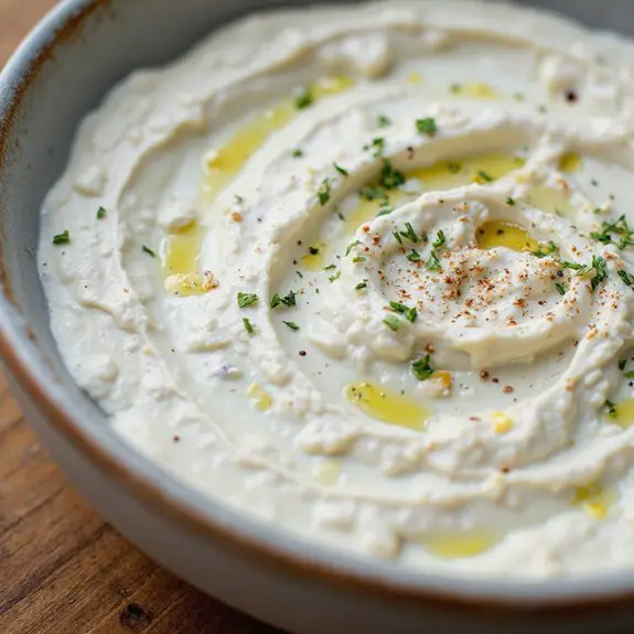 creamy feta cheese sauce