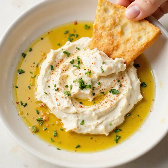 creamy paprika feta dip