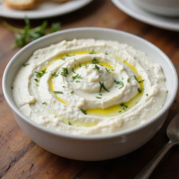 creamy whipped feta dip