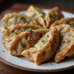 crispy savory fried dumplings