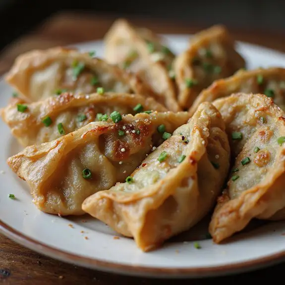 crispy savory fried dumplings