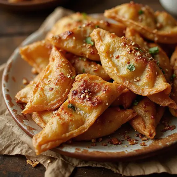 dehydrated dumpling snack food