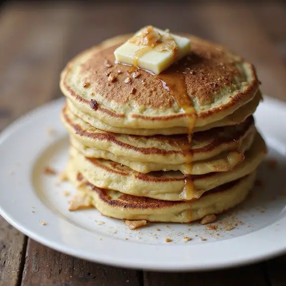 delicious apple butter pancakes