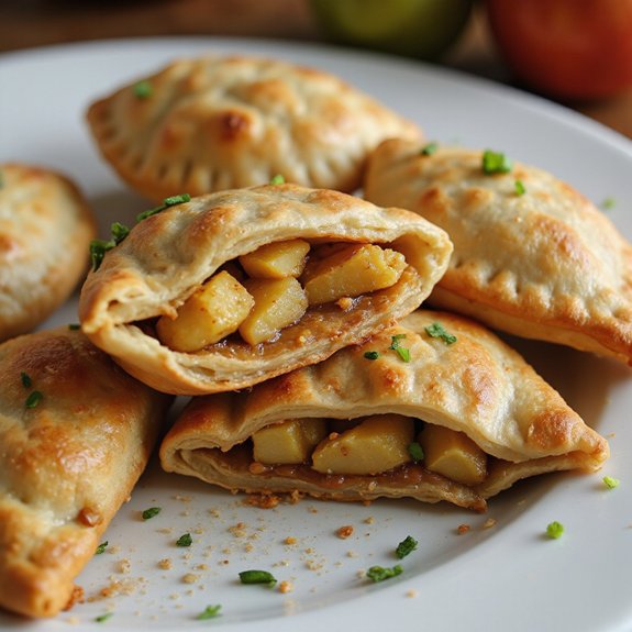 delicious apple filled pastries