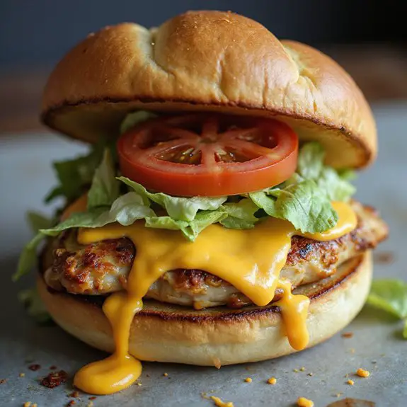 delicious chicken sandwich delight