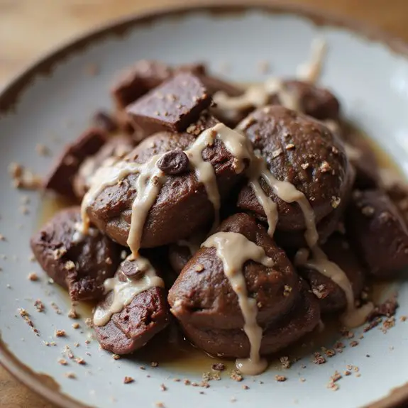 delicious chocolate filled dumplings