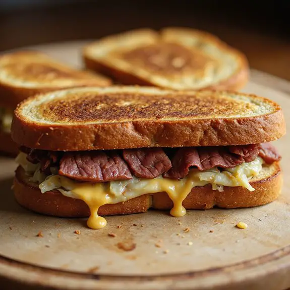 delicious corned beef sandwich