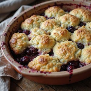 delicious homemade blackberry dessert