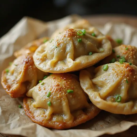 delicious homemade pork dumplings