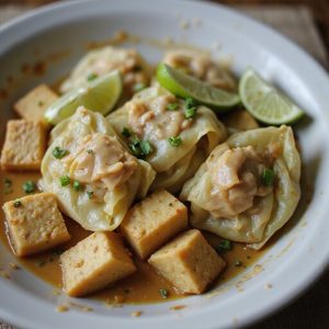 delicious indonesian steamed dumpling
