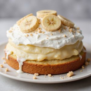 delicious layered banana dessert