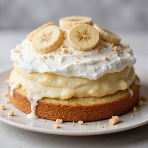 delicious layered banana dessert