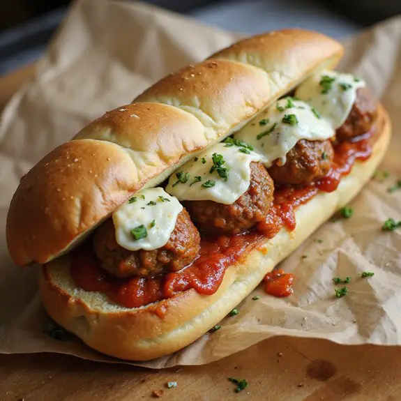 delicious meatball sandwich recipe