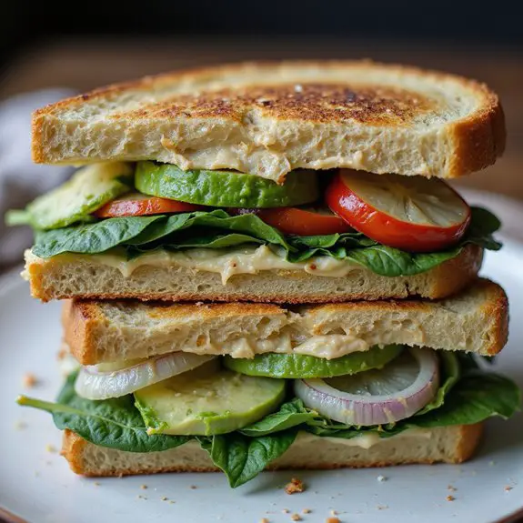 delicious plant based sandwich option