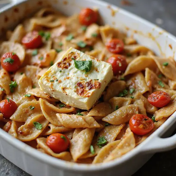delicious tomato feta dish