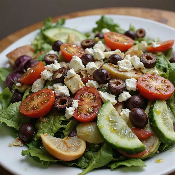 feta cheese greek salad