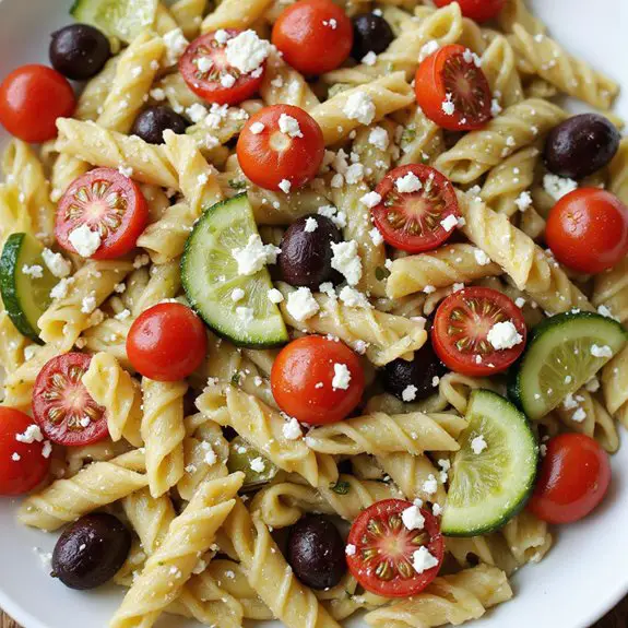 feta cheese pasta salad