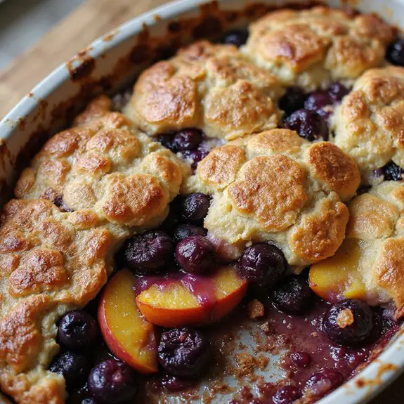 fruit filled baked dessert