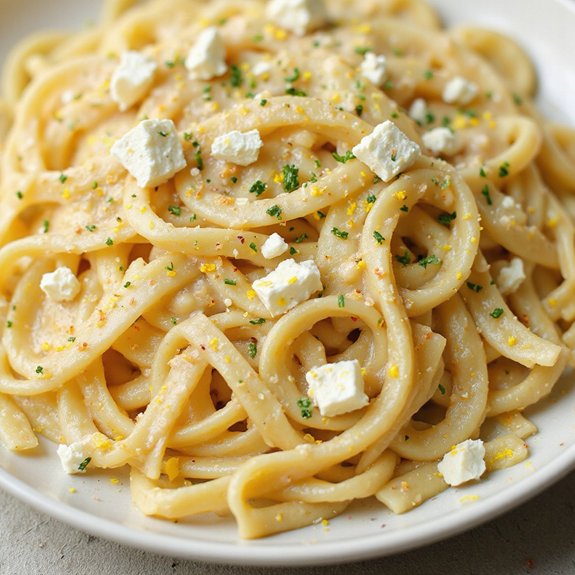 lemon feta pasta recipe
