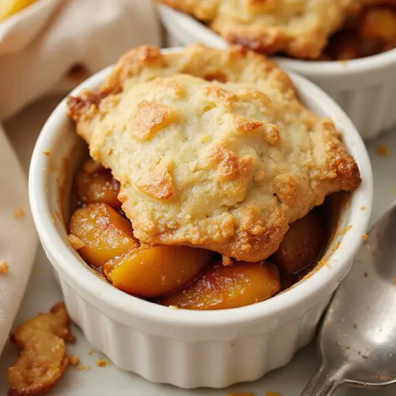 mini peach dessert delight