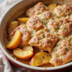 peach cobbler flavored donuts