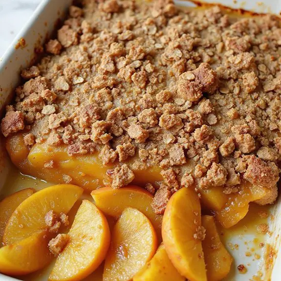 peach crisp dessert recipe