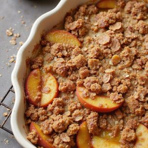 peach oatmeal dessert recipe