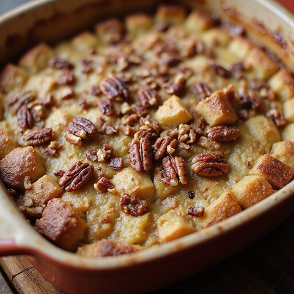 pecan infused bread dessert