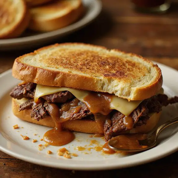 savory beef sandwich delight