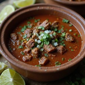 savory mexican meat stew