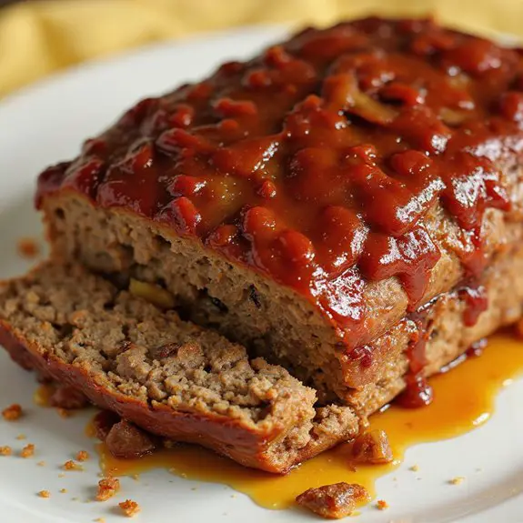 savory mushroom infused meatloaf